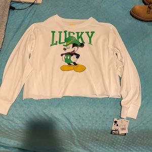 Disney crop long sleeve